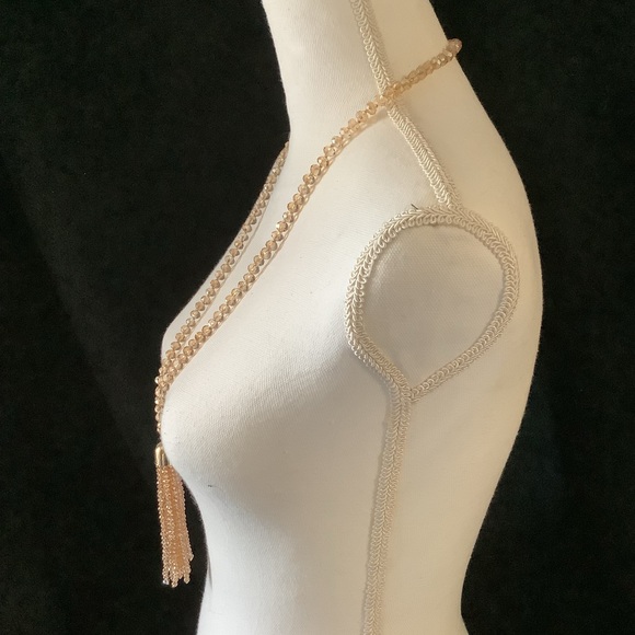 Holiday Sparkle Tassel Necklace - Picture 4 of 9